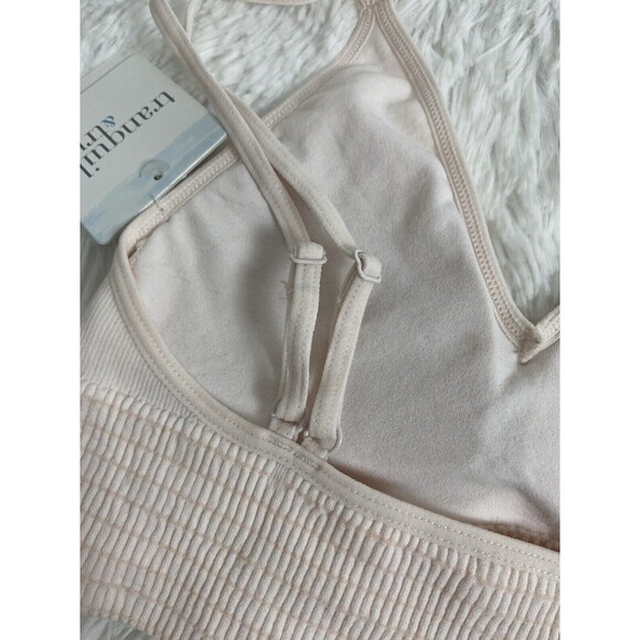 Tranquil & True Bralette Sport Bra Women Size M Peach Wire Free Women Youth - Picture 11 of 11
